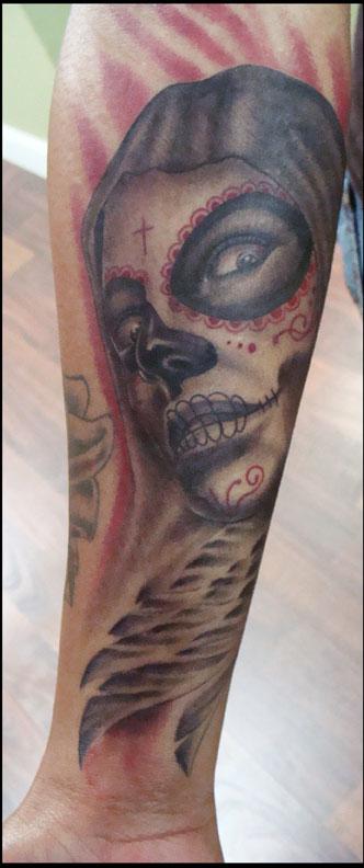Tattoos - day of the dead girl - 58871
